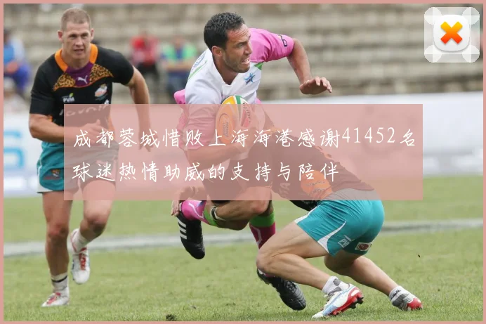 成都蓉城惜败上海海港感谢41452名球迷热情助威的支持与陪伴